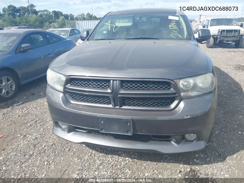 1C4RDJAGXDC688073 2013 Dodge Durango Sxt