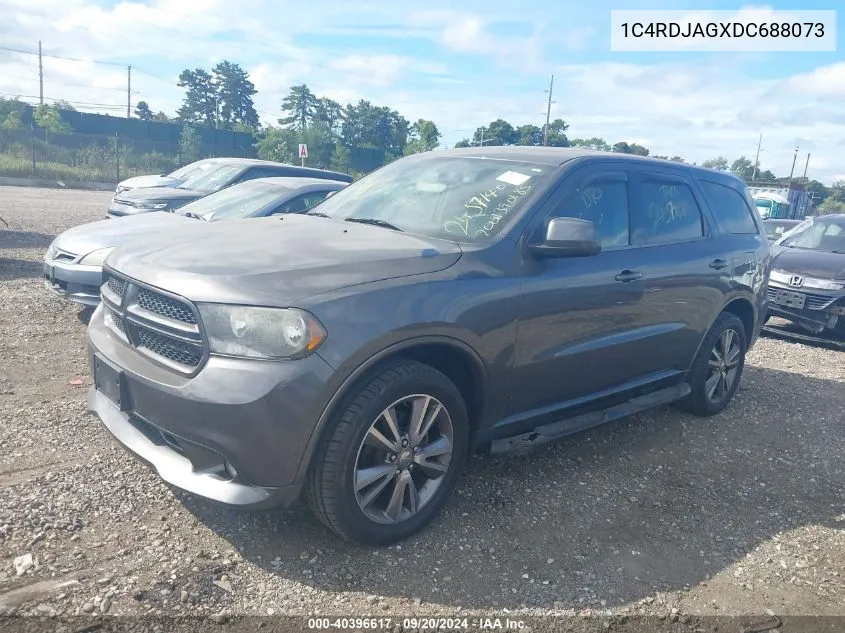 2013 Dodge Durango Sxt VIN: 1C4RDJAGXDC688073 Lot: 40396617