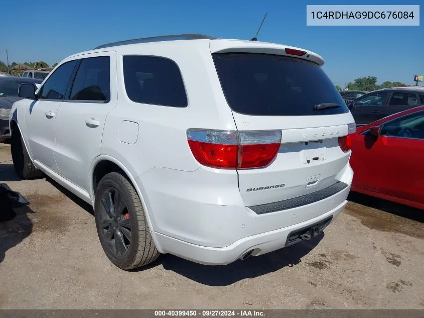 2013 Dodge Durango Sxt VIN: 1C4RDHAG9DC676084 Lot: 40399450