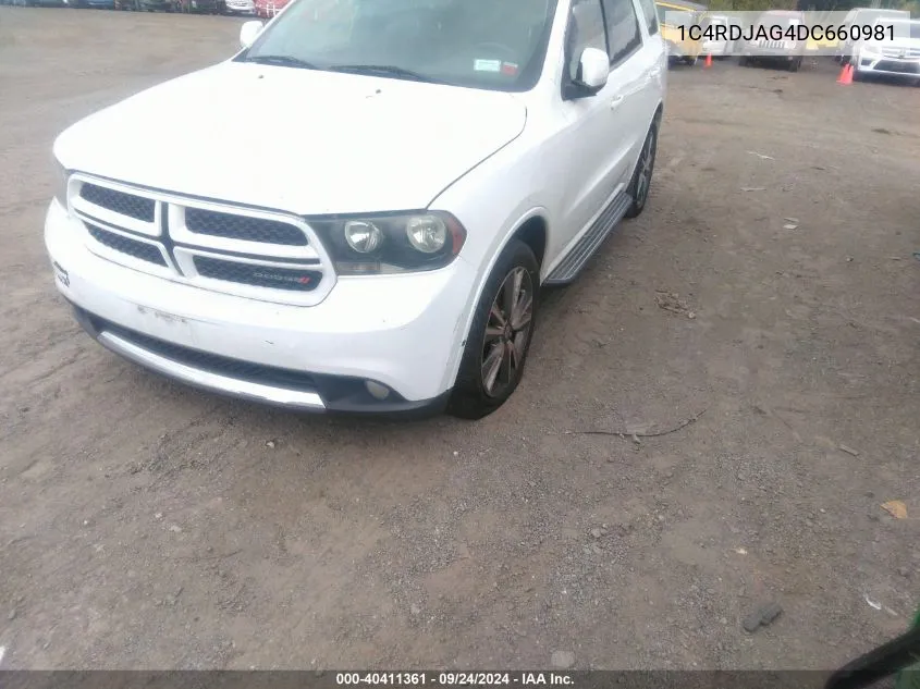 1C4RDJAG4DC660981 2013 Dodge Durango Sxt