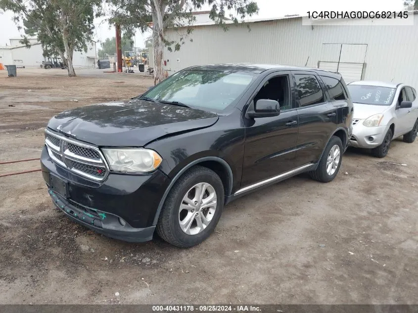 2013 Dodge Durango Sxt VIN: 1C4RDHAG0DC682145 Lot: 40431178