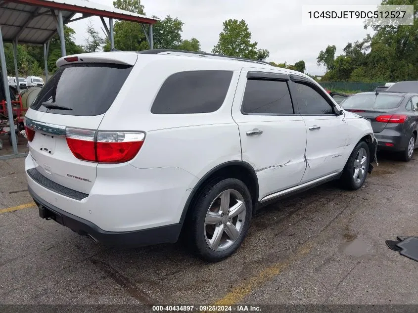 2013 Dodge Durango Citadel VIN: 1C4SDJET9DC512527 Lot: 40434897