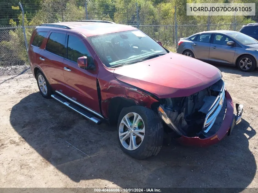 2013 Dodge Durango Crew VIN: 1C4RDJDG7DC661005 Lot: 40466086