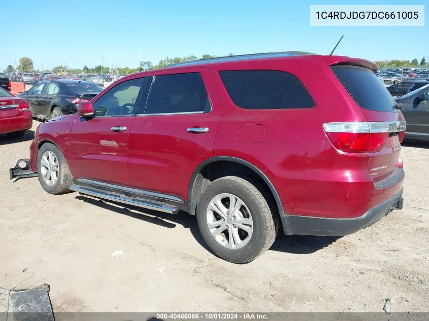 2013 Dodge Durango Crew VIN: 1C4RDJDG7DC661005 Lot: 40466086