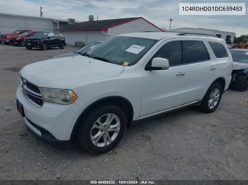 2013 Dodge Durango Crew VIN: 1C4RDHDG1DC659453 Lot: 40489232