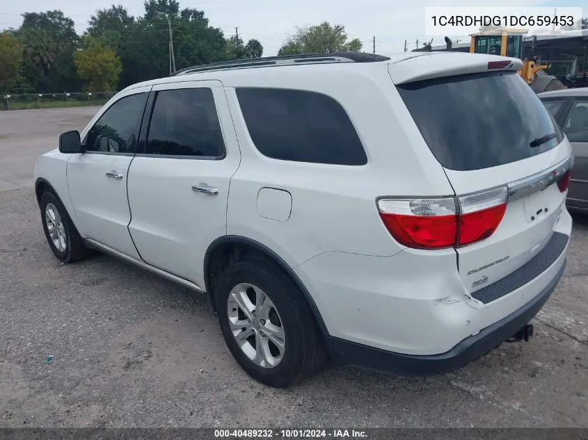 2013 Dodge Durango Crew VIN: 1C4RDHDG1DC659453 Lot: 40489232