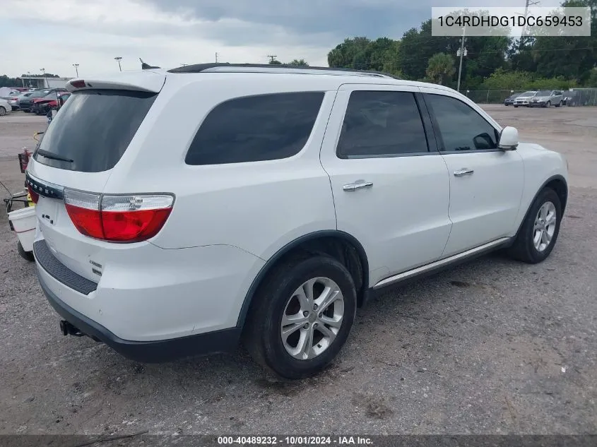 2013 Dodge Durango Crew VIN: 1C4RDHDG1DC659453 Lot: 40489232