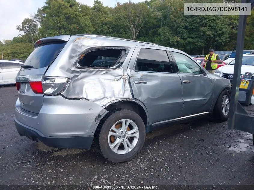 1C4RDJAG7DC698141 2013 Dodge Durango Sxt