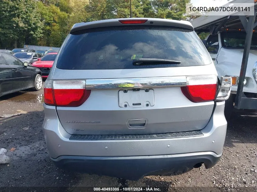 1C4RDJAG7DC698141 2013 Dodge Durango Sxt