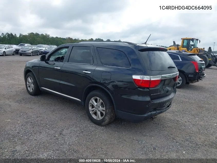 2013 Dodge Durango Crew VIN: 1C4RDHDG4DC664095 Lot: 40519838