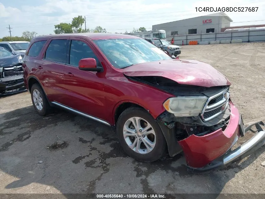 1C4RDJAG8DC527687 2013 Dodge Durango Sxt