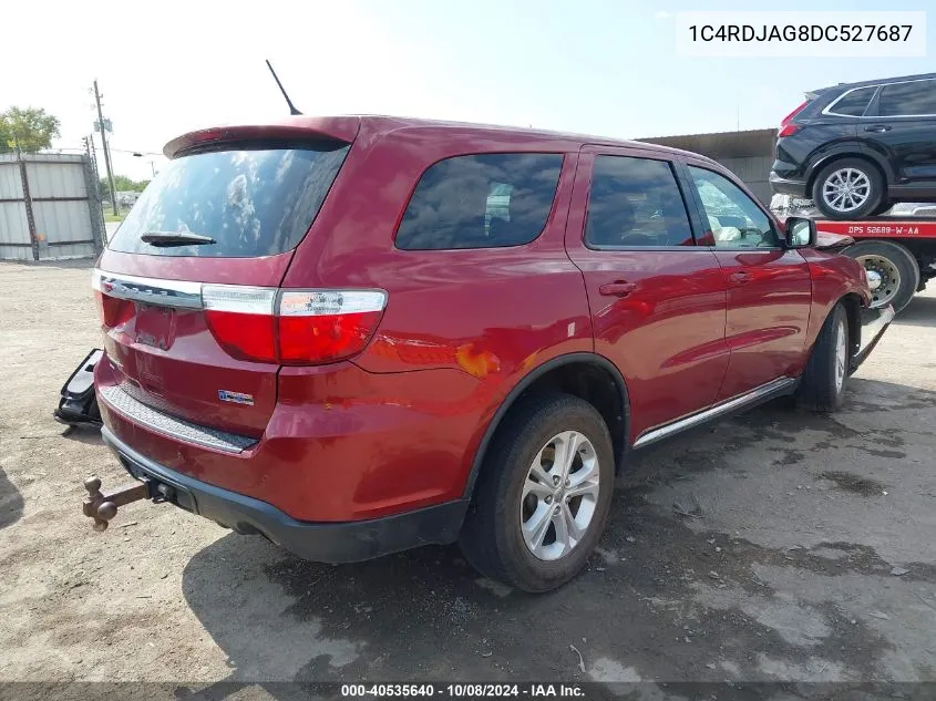 1C4RDJAG8DC527687 2013 Dodge Durango Sxt