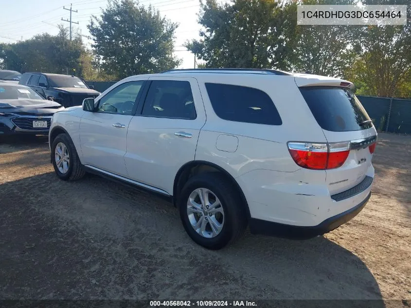 2013 Dodge Durango Crew VIN: 1C4RDHDG3DC654464 Lot: 40568042