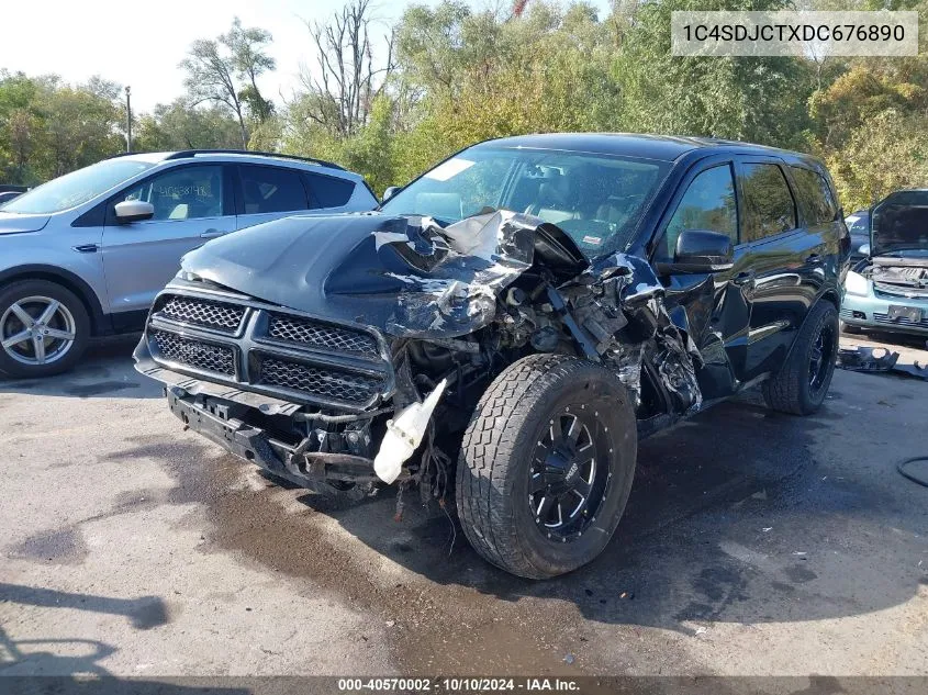 2013 Dodge Durango R/T VIN: 1C4SDJCTXDC676890 Lot: 40570002