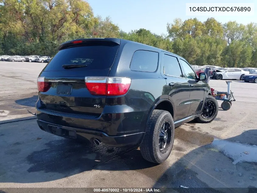 2013 Dodge Durango R/T VIN: 1C4SDJCTXDC676890 Lot: 40570002