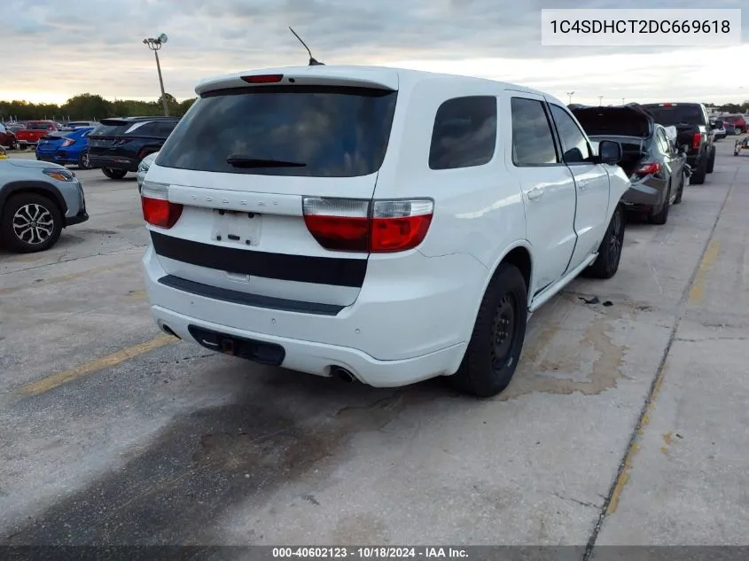 1C4SDHCT2DC669618 2013 Dodge Durango R/T