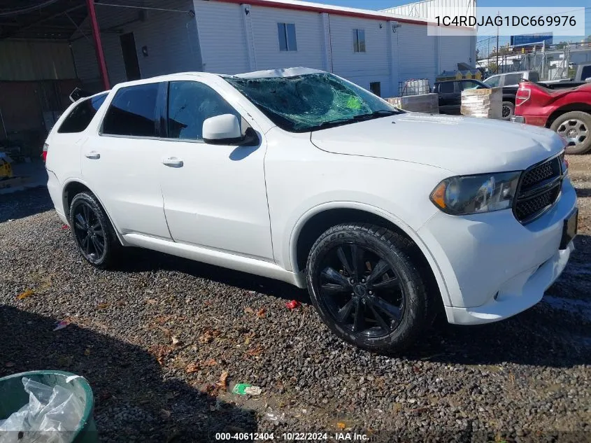 1C4RDJAG1DC669976 2013 Dodge Durango Sxt