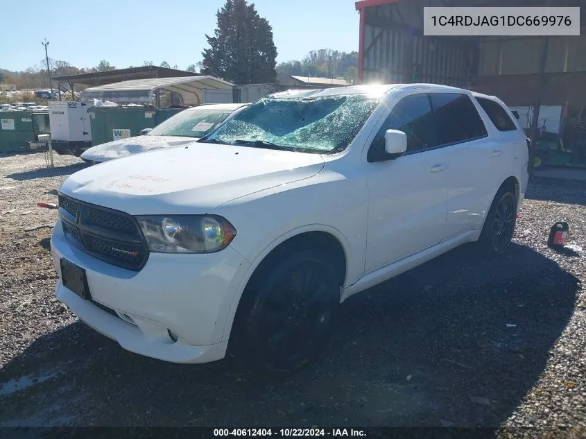 1C4RDJAG1DC669976 2013 Dodge Durango Sxt