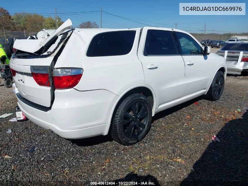 1C4RDJAG1DC669976 2013 Dodge Durango Sxt