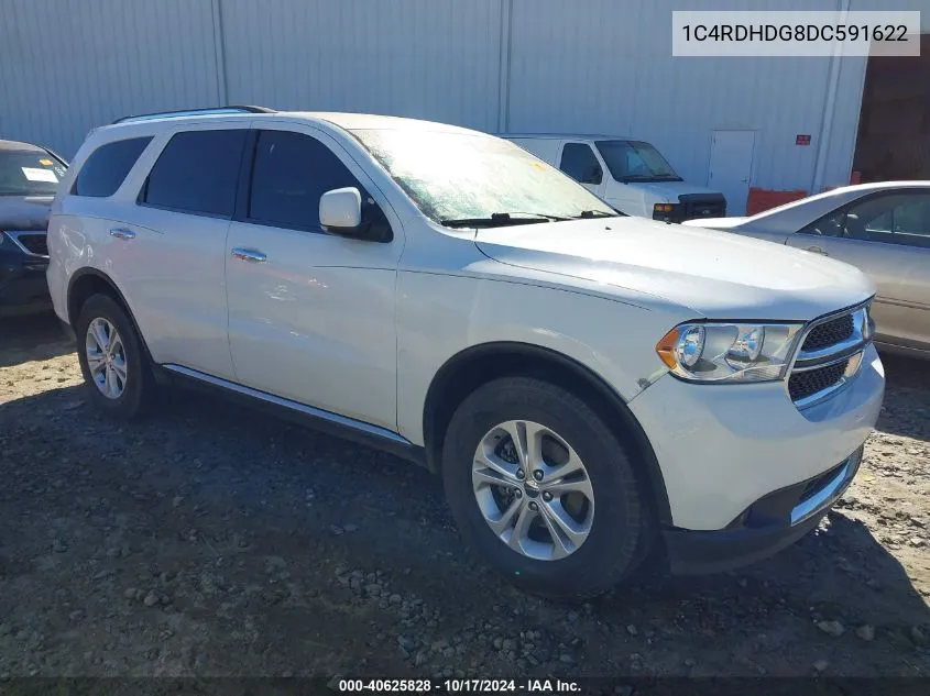 2013 Dodge Durango Crew VIN: 1C4RDHDG8DC591622 Lot: 40625828