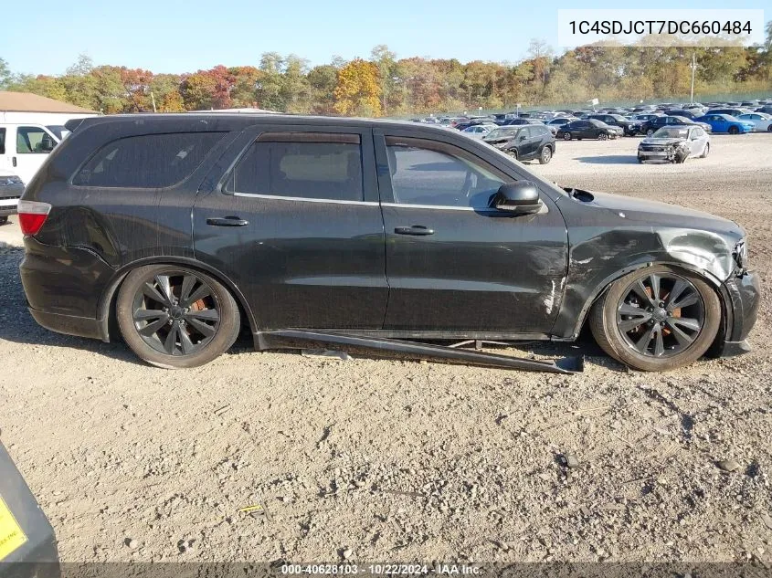 2013 Dodge Durango R/T VIN: 1C4SDJCT7DC660484 Lot: 40628103