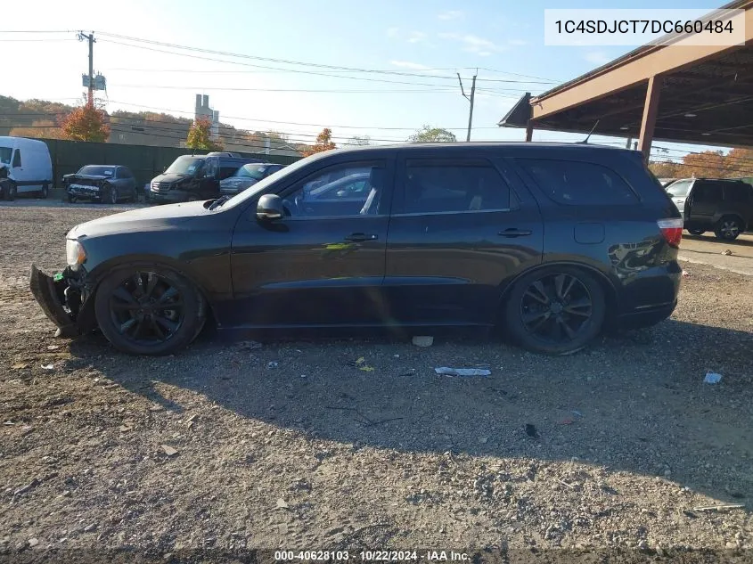 2013 Dodge Durango R/T VIN: 1C4SDJCT7DC660484 Lot: 40628103