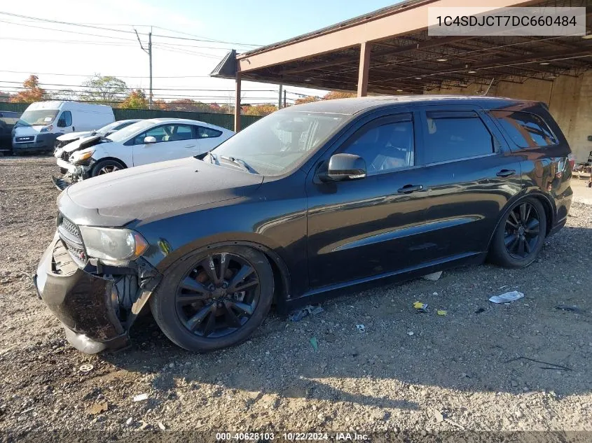 2013 Dodge Durango R/T VIN: 1C4SDJCT7DC660484 Lot: 40628103