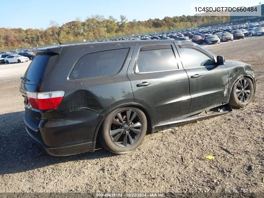 2013 Dodge Durango R/T VIN: 1C4SDJCT7DC660484 Lot: 40628103