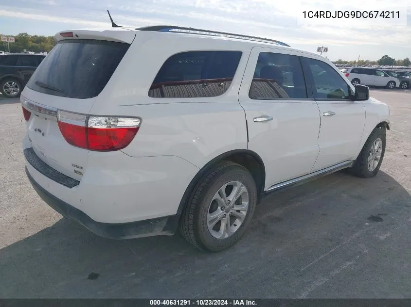 1C4RDJDG9DC674211 2013 Dodge Durango Crew