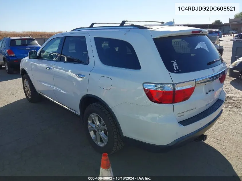 1C4RDJDG2DC608521 2013 Dodge Durango Crew