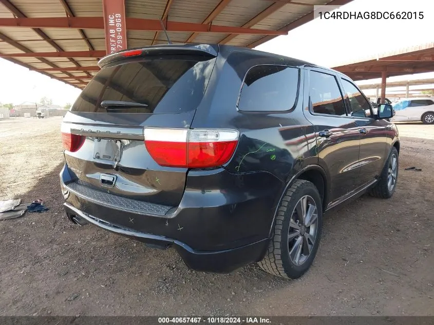 2013 Dodge Durango Sxt VIN: 1C4RDHAG8DC662015 Lot: 40657467