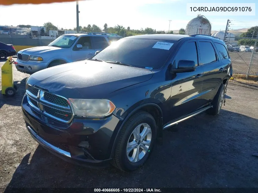 2013 Dodge Durango Sxt VIN: 1C4RDJAG9DC691076 Lot: 40666605