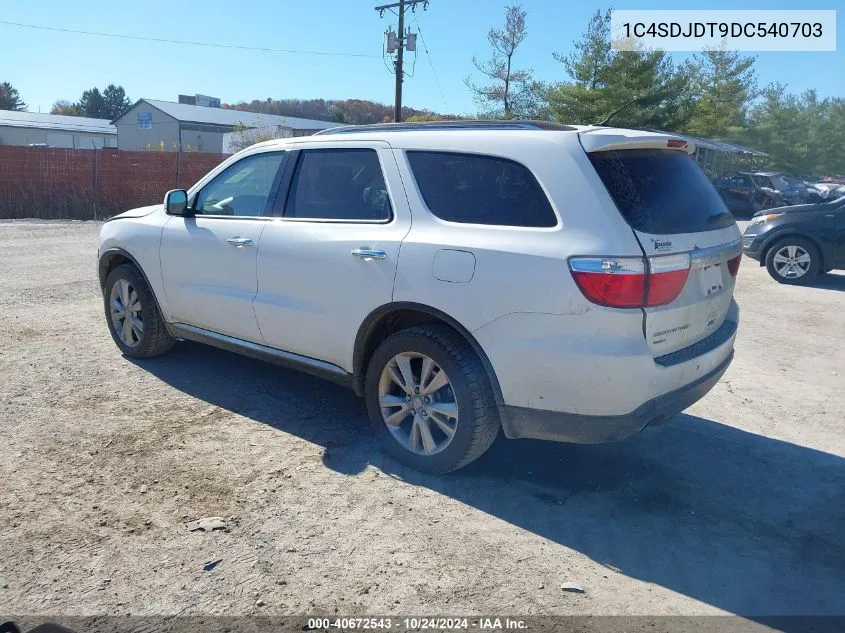 2013 Dodge Durango Crew VIN: 1C4SDJDT9DC540703 Lot: 40672543