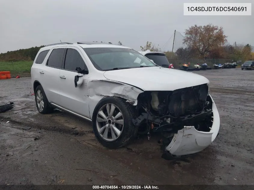 2013 Dodge Durango Crew VIN: 1C4SDJDT6DC540691 Lot: 40704554