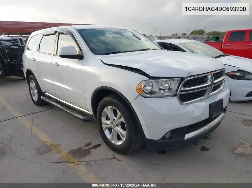 1C4RDHAG4DC693200 2013 Dodge Durango Sxt