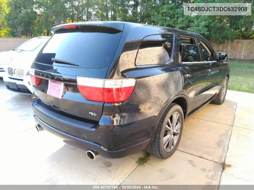 2013 Dodge Durango R/T VIN: 1C4SDJCT3DC632908 Lot: 40747768