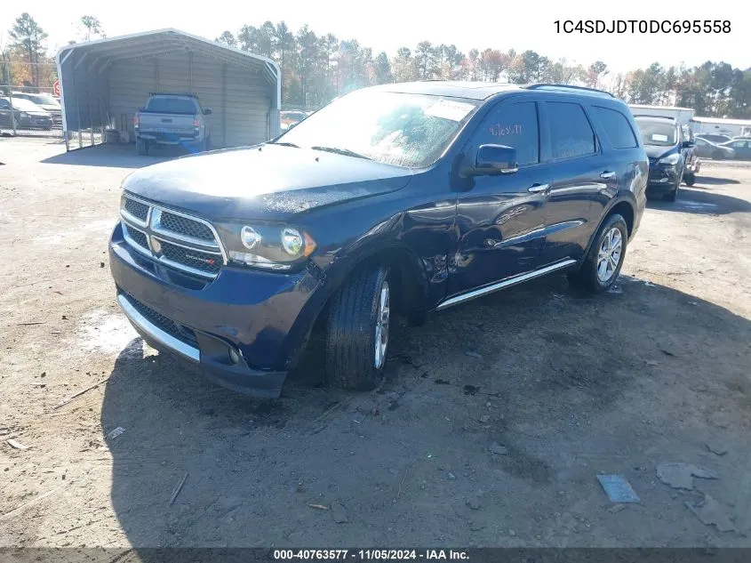 2013 Dodge Durango Crew VIN: 1C4SDJDT0DC695558 Lot: 40763577