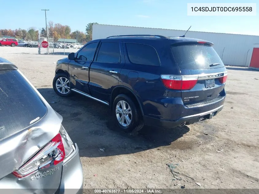 2013 Dodge Durango Crew VIN: 1C4SDJDT0DC695558 Lot: 40763577