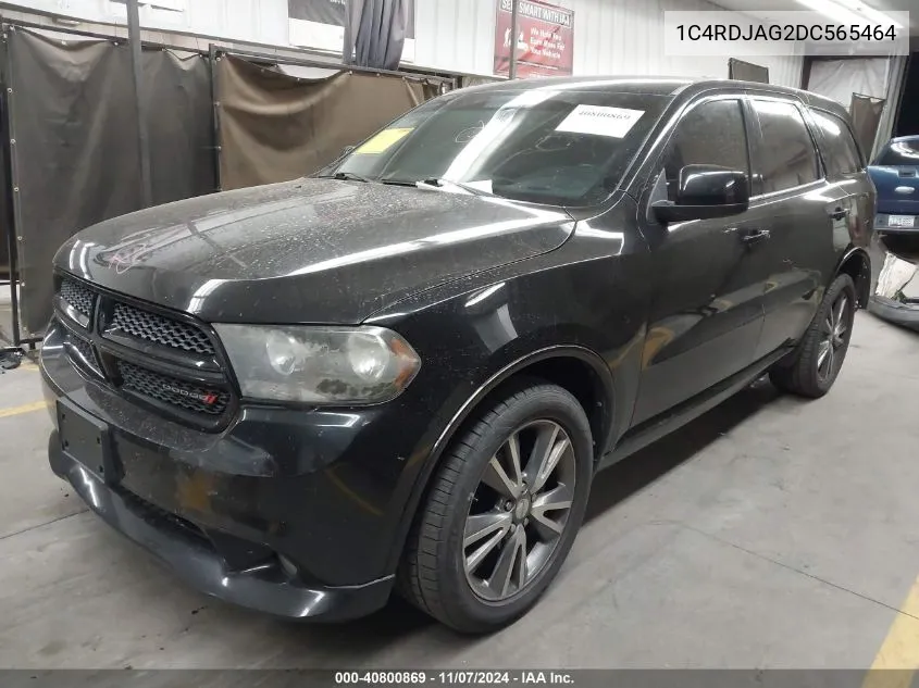 2013 Dodge Durango Sxt VIN: 1C4RDJAG2DC565464 Lot: 40800869