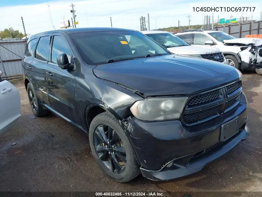 2013 Dodge Durango R/T VIN: 1C4SDHCT1DC697717 Lot: 40832485