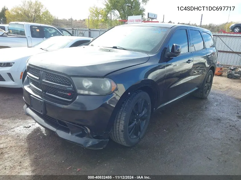 2013 Dodge Durango R/T VIN: 1C4SDHCT1DC697717 Lot: 40832485