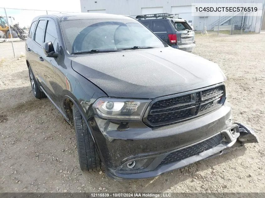 2014 Dodge Durango R/T VIN: 1C4SDJCT5EC576519 Lot: 12115539