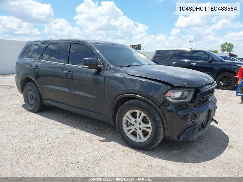 2014 Dodge Durango R/T VIN: 1C4SDHCT1EC483554 Lot: 39652923