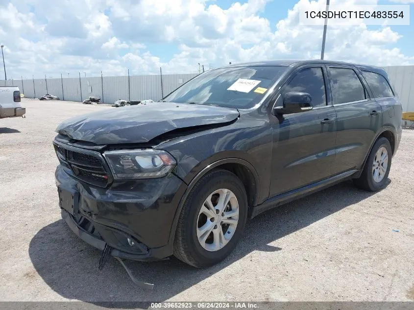 2014 Dodge Durango R/T VIN: 1C4SDHCT1EC483554 Lot: 39652923