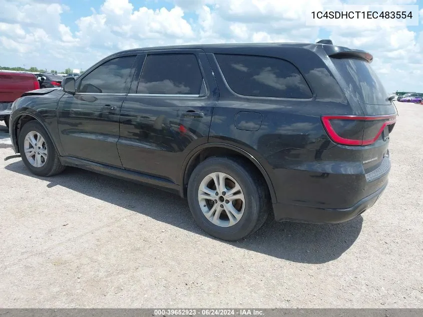 2014 Dodge Durango R/T VIN: 1C4SDHCT1EC483554 Lot: 39652923