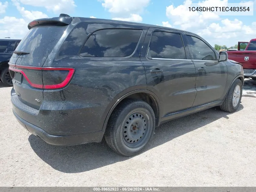 2014 Dodge Durango R/T VIN: 1C4SDHCT1EC483554 Lot: 39652923