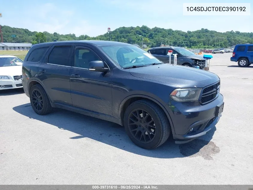 1C4SDJCT0EC390192 2014 Dodge Durango R/T