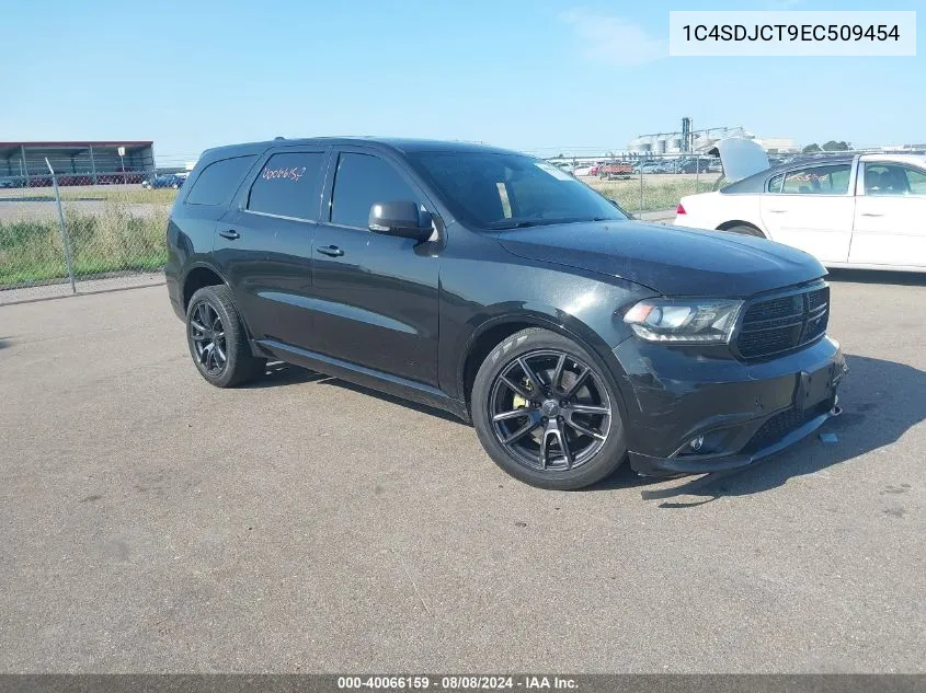 2014 Dodge Durango R/T VIN: 1C4SDJCT9EC509454 Lot: 40066159