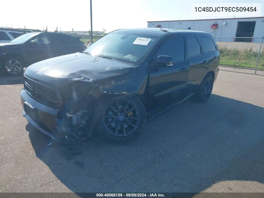 2014 Dodge Durango R/T VIN: 1C4SDJCT9EC509454 Lot: 40066159