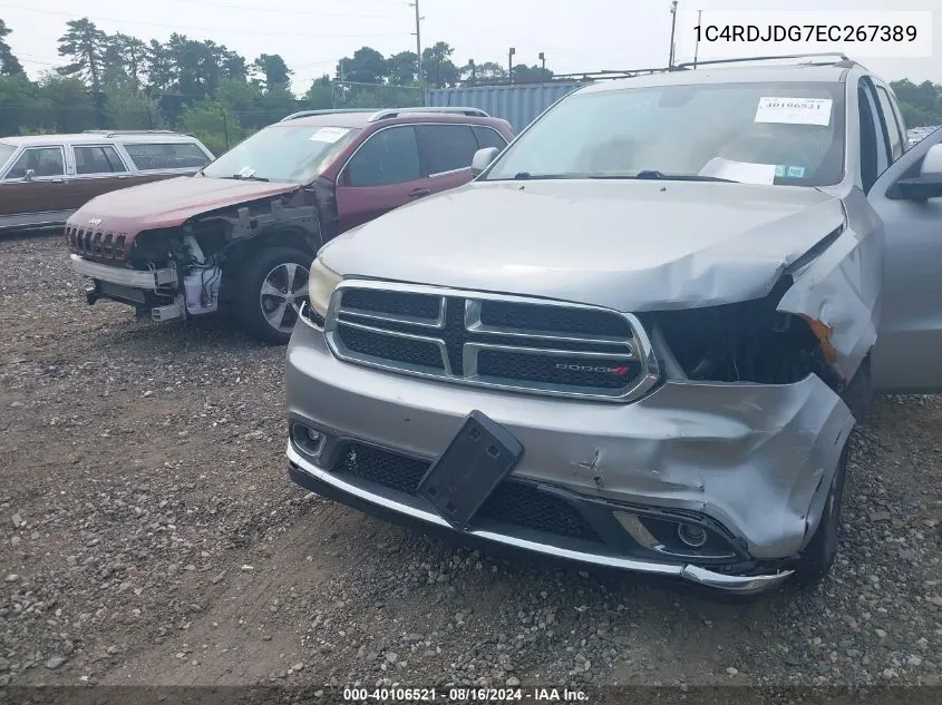 1C4RDJDG7EC267389 2014 Dodge Durango Limited